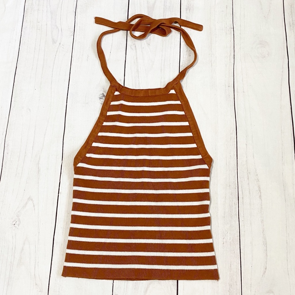 Forever 21 - Cropped ribbed halter top